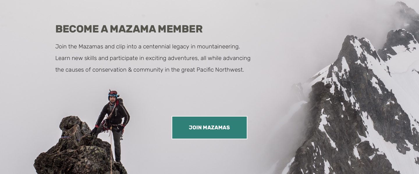 Screenshot: Mazamas Join Call-to-Action