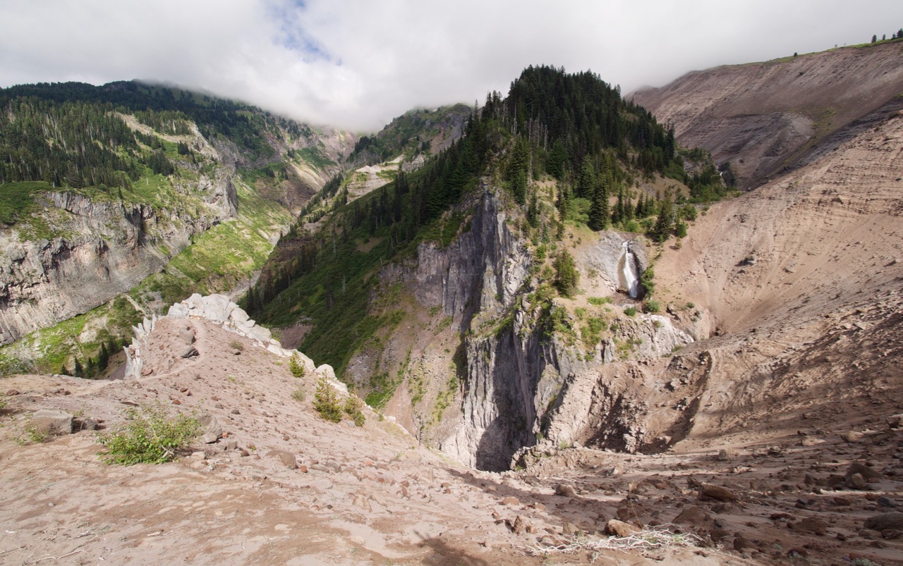 [photo: Cliffs near Mt. Hood, OR]